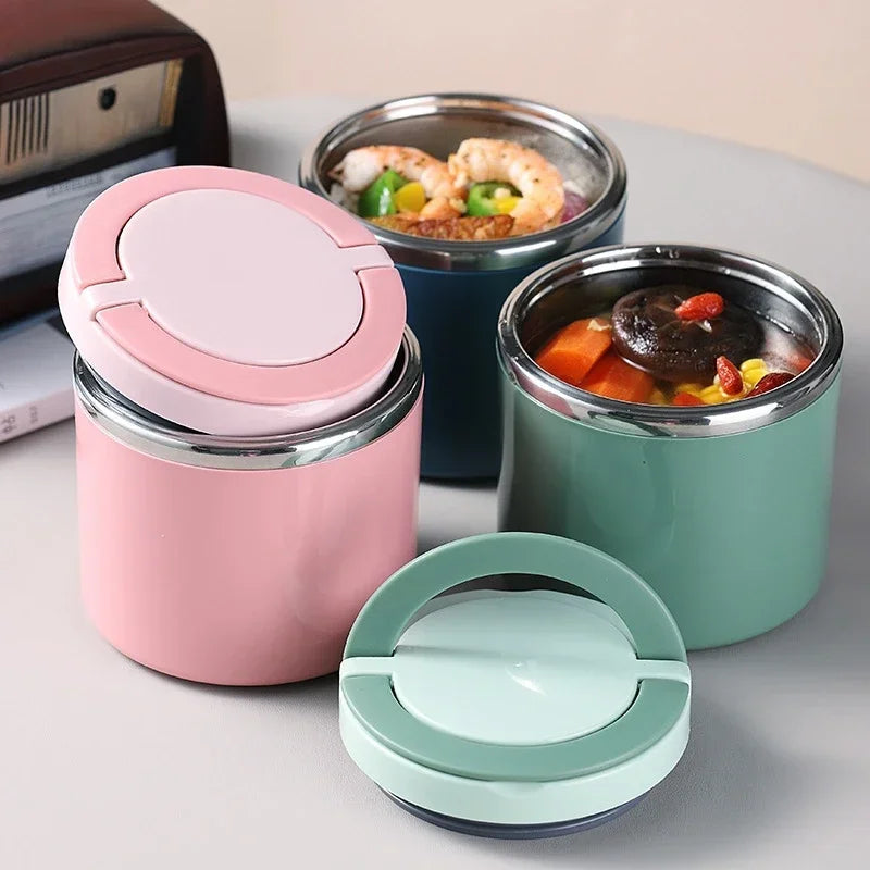 Thermos Lunchbox | RVS Geïsoleerd | 630 en 1000 ml-Boutique Moda