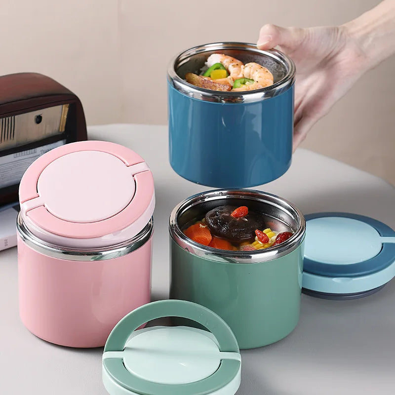 Thermos Lunchbox | RVS Geïsoleerd | 630 en 1000 ml-Boutique Moda