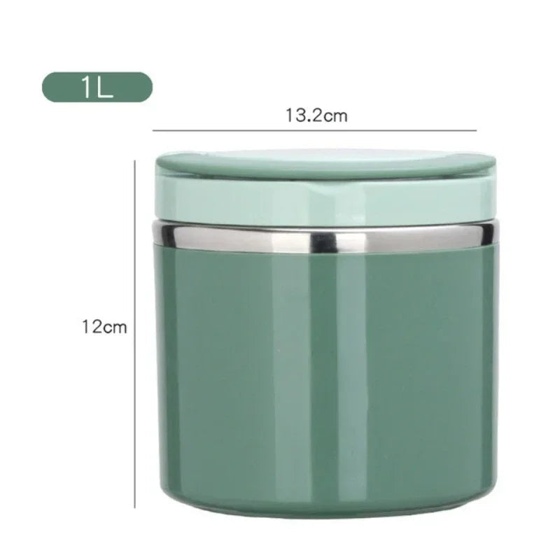 Thermos Lunchbox | RVS Geïsoleerd | 630 en 1000 ml-Boutique Moda