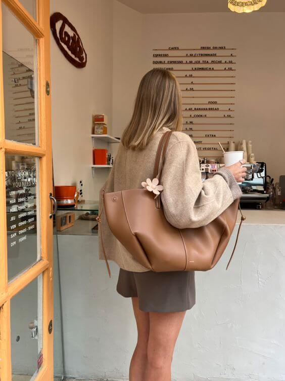 Tote Bag | Groot | Vintage | Kunstlederen Tas | Vrouwenhandtas-Boutique Moda