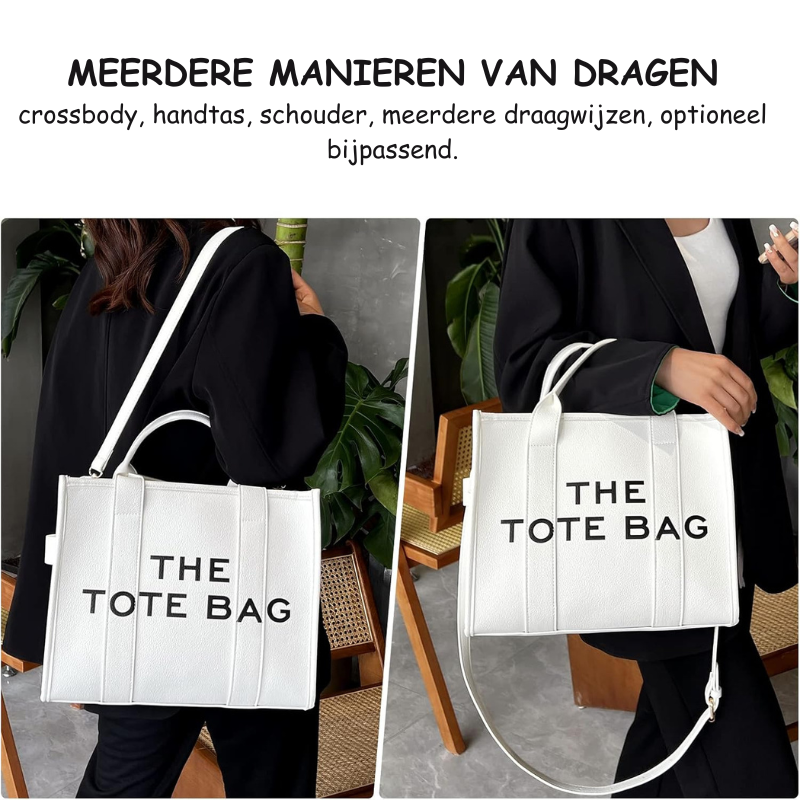 Totebag – stijlvolle handtas van imitatieleer voor dames-Boutique Moda