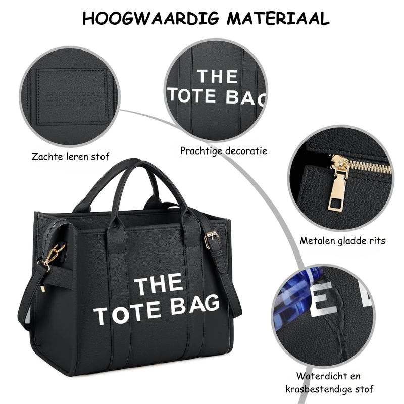 Totebag – stijlvolle handtas van imitatieleer voor dames-Boutique Moda