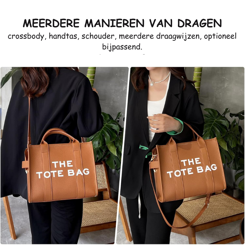 Totebag – stijlvolle handtas van imitatieleer voor dames-Boutique Moda
