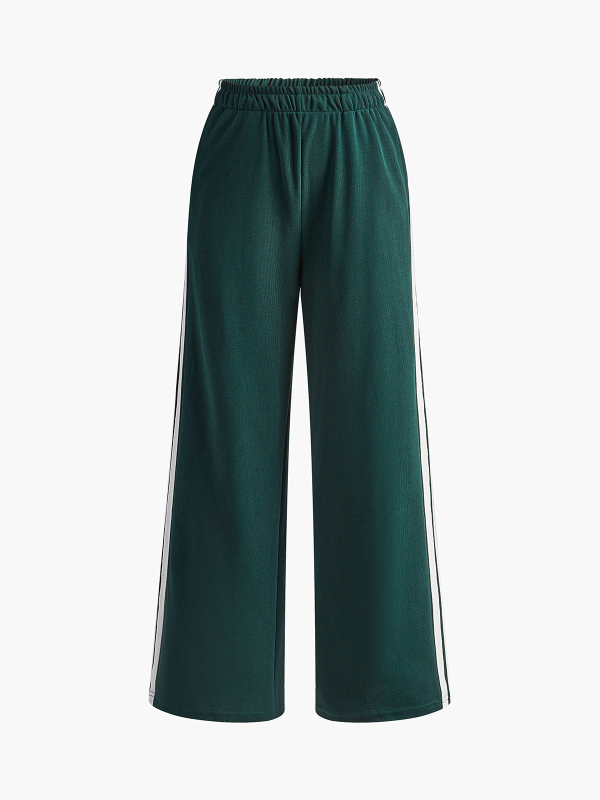 Trainingsbroek | Gestreepte | Elastische tailleband | Joggingbroek met wijde pijpen | Joggingbroek voor dames-Boutique Moda