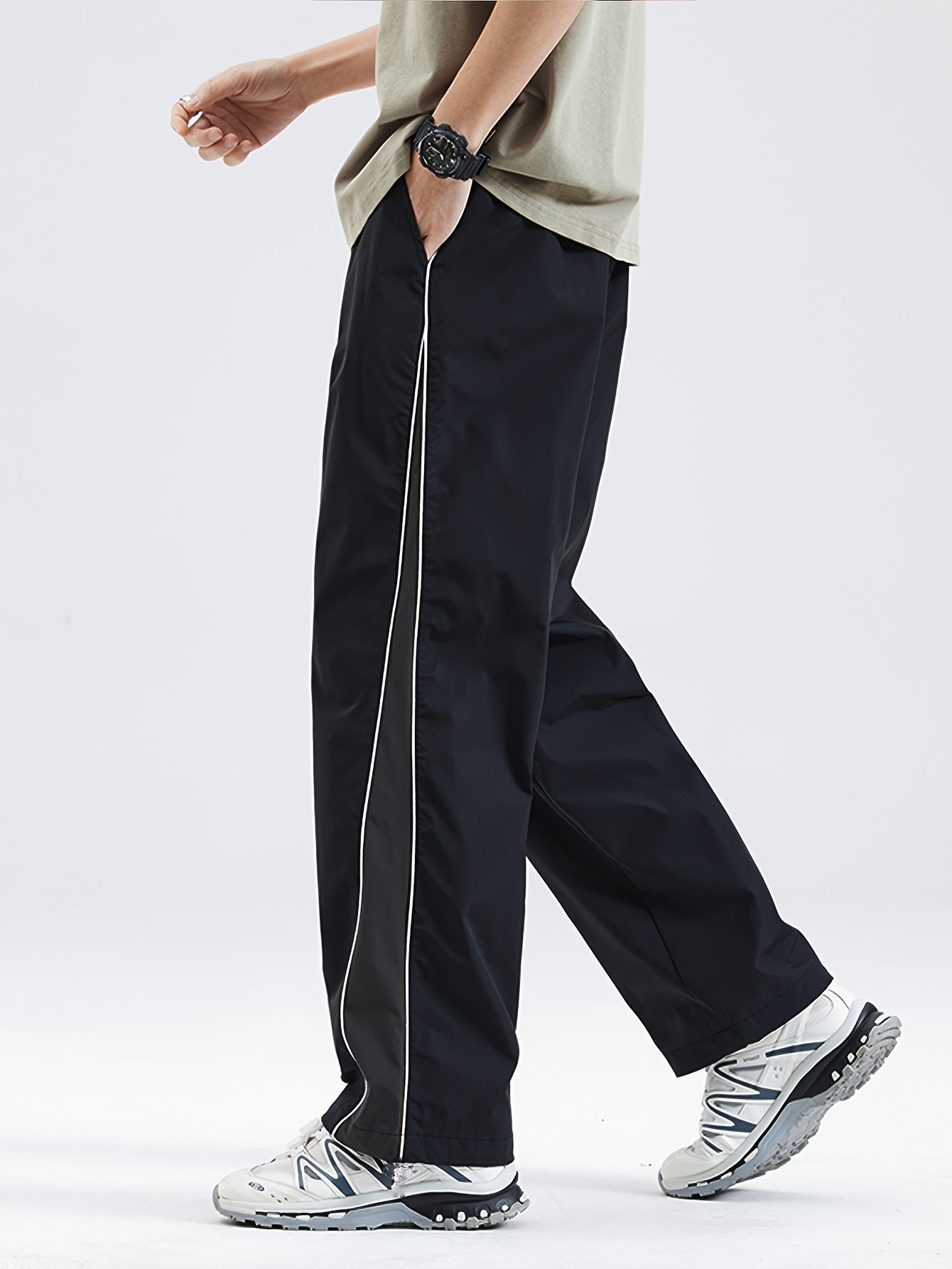 Trainingsbroek - Heren joggingbroek met trekkoord en losse pasvorm-Boutique Moda