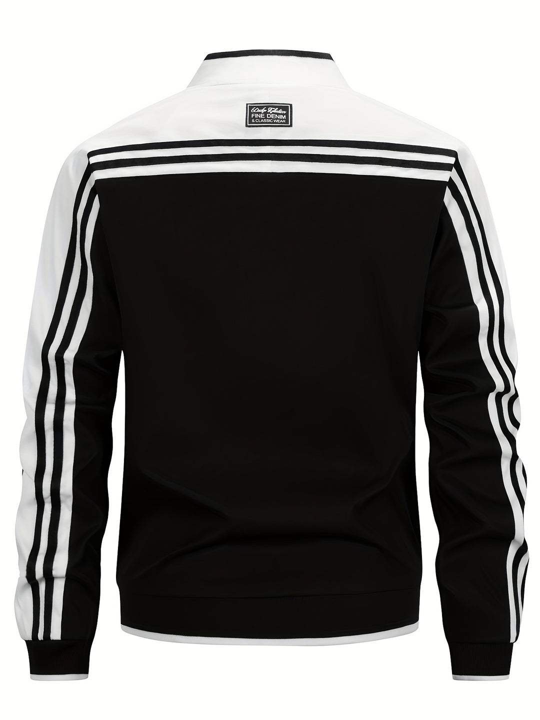 Trainingsjas - Zip-Up - Gestreept - Sportjas - Herenkleding-Boutique Moda