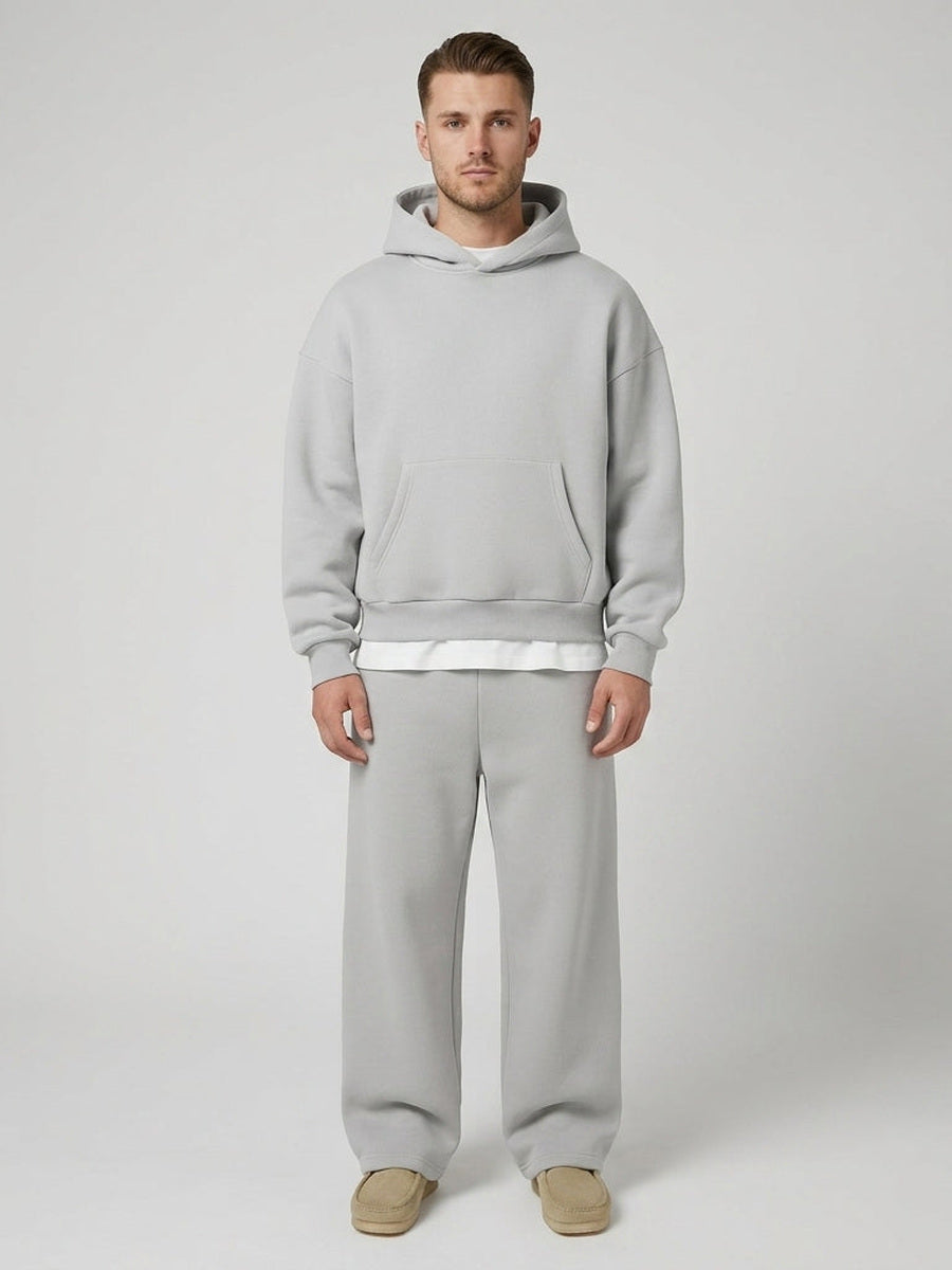 Trainingspak - Met capuchon - Rechte pijpen - Set met hoodie en joggingbroek - Trainingspak voor heren-Boutique Moda