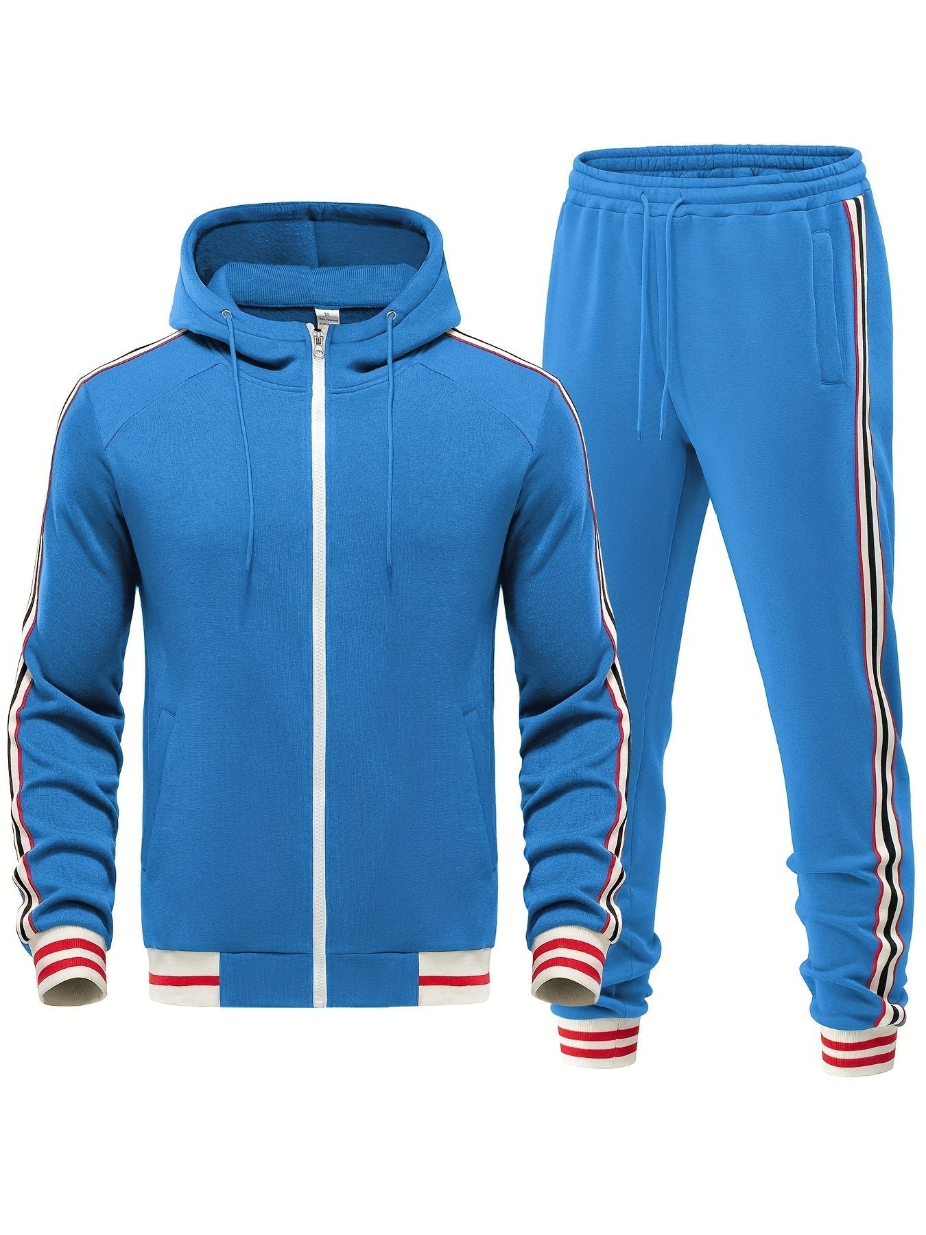 Trainingspak - Tweedelige Zip-Up Hoodie en Joggerset voor heren-Boutique Moda