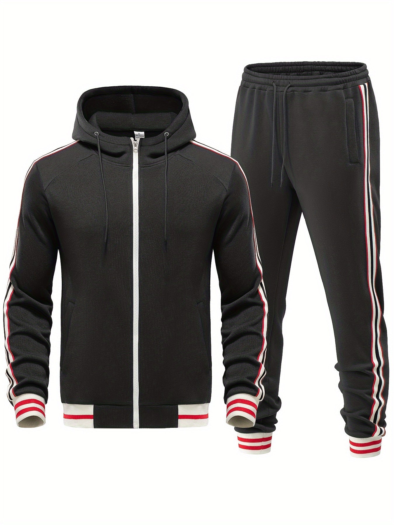 Trainingspak - Tweedelige Zip-Up Hoodie en Joggerset voor heren-Boutique Moda