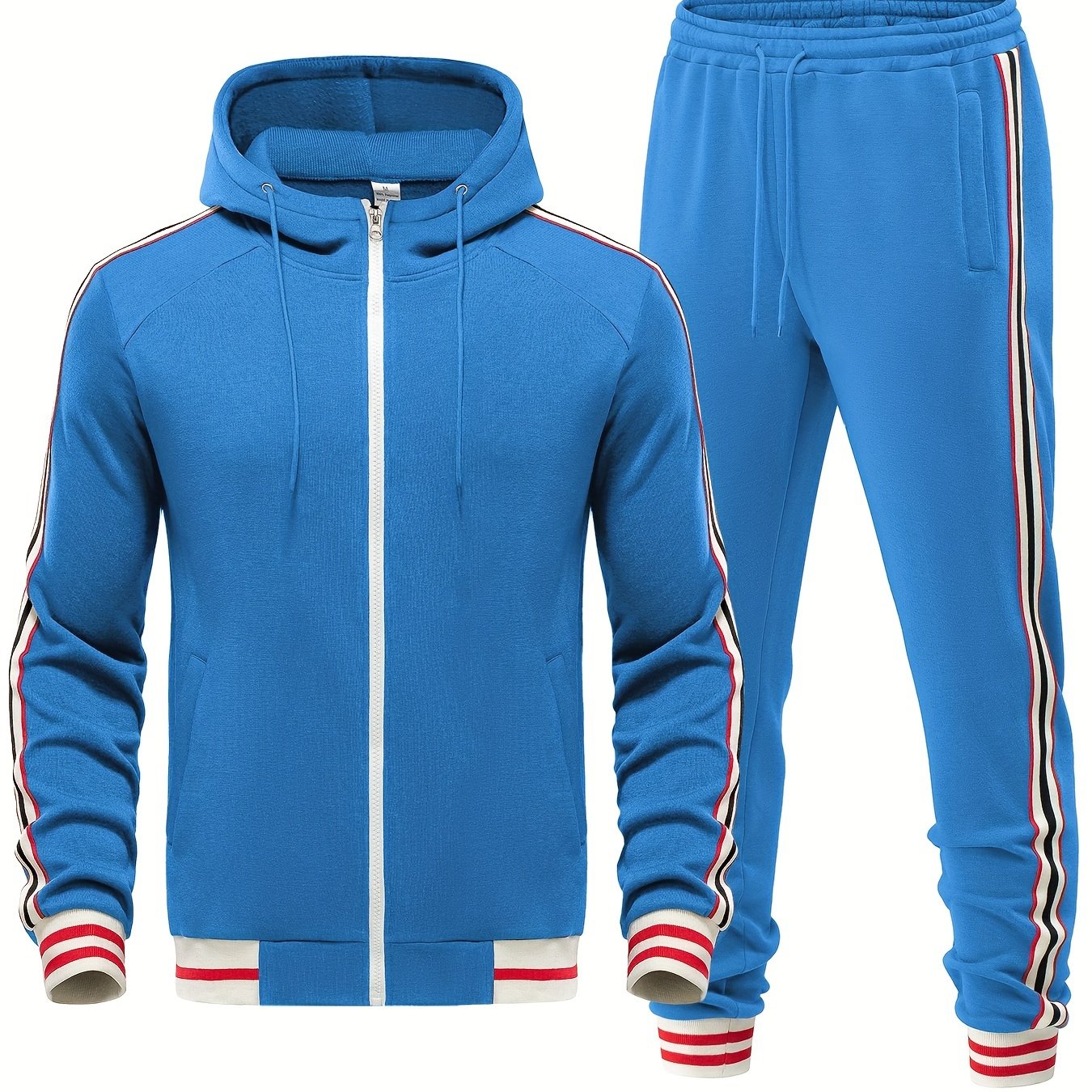 Trainingspak - Tweedelige Zip-Up Hoodie en Joggerset voor heren-Boutique Moda