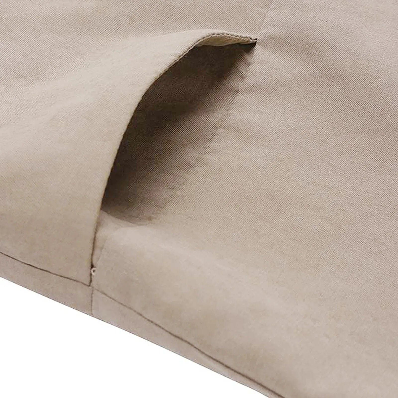 Tuinbroek - Dames mouwloze linnen jumpsuit met losse pasvorm-Boutique Moda