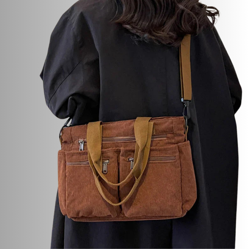 Urban Cord | Corduroy Shopper | Laptoptas Schoudertas-Boutique Moda