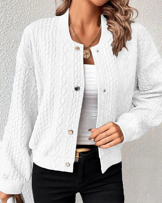 Vest - Gebreid - Knopen - Overhemd - Dameskleding-Boutique Moda