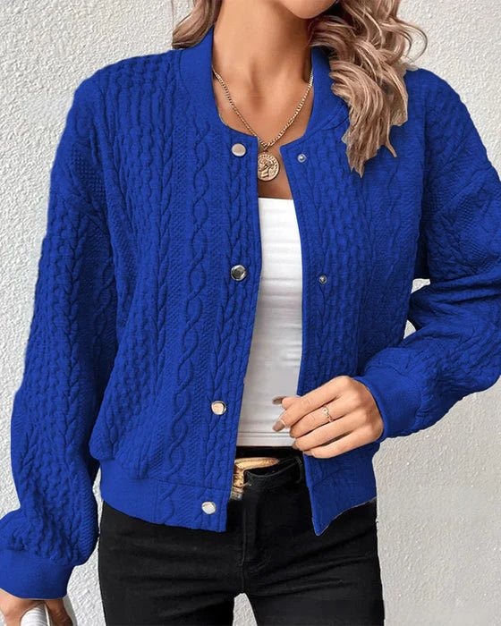 Vest - Gebreid - Knopen - Overhemd - Dameskleding-Boutique Moda