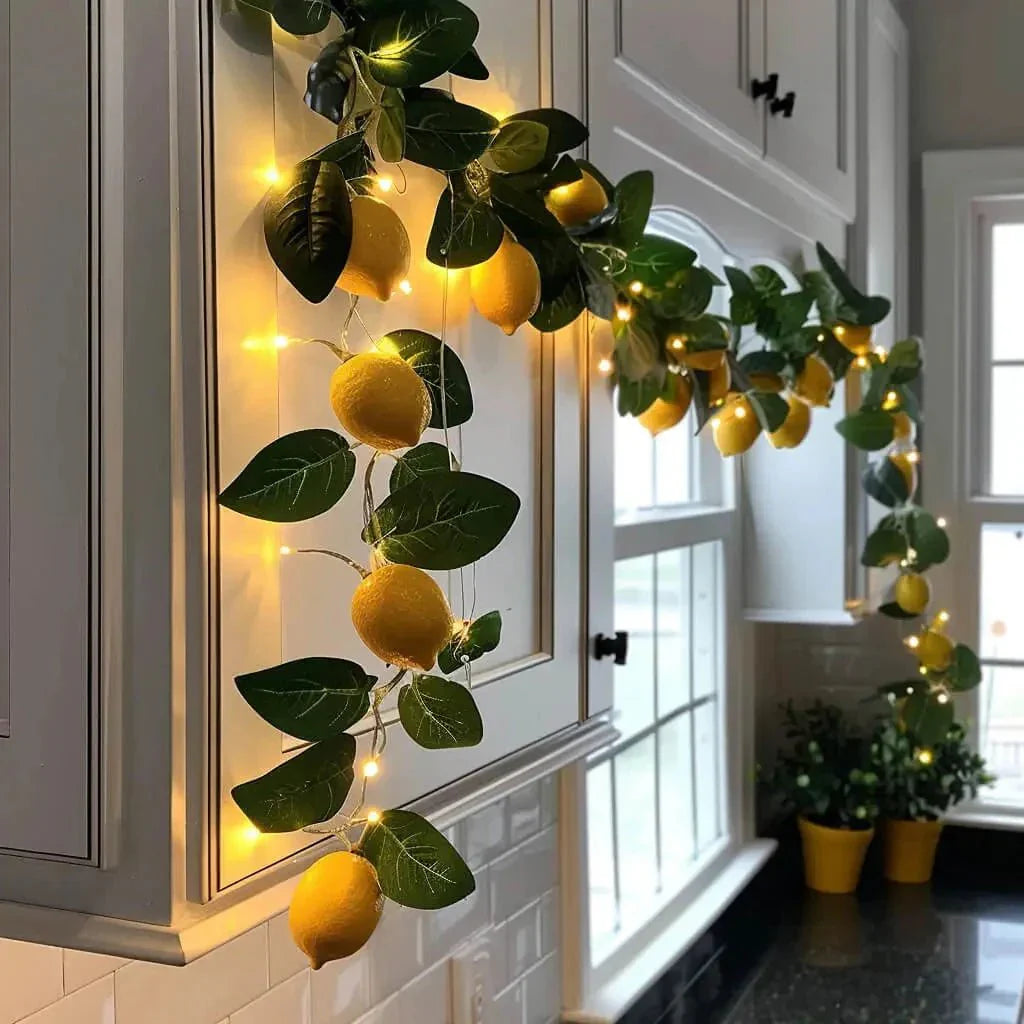 Voorverlichte slinger - LED - Kunstmatig - Kerstslingers - Kerstverlichting-Boutique Moda