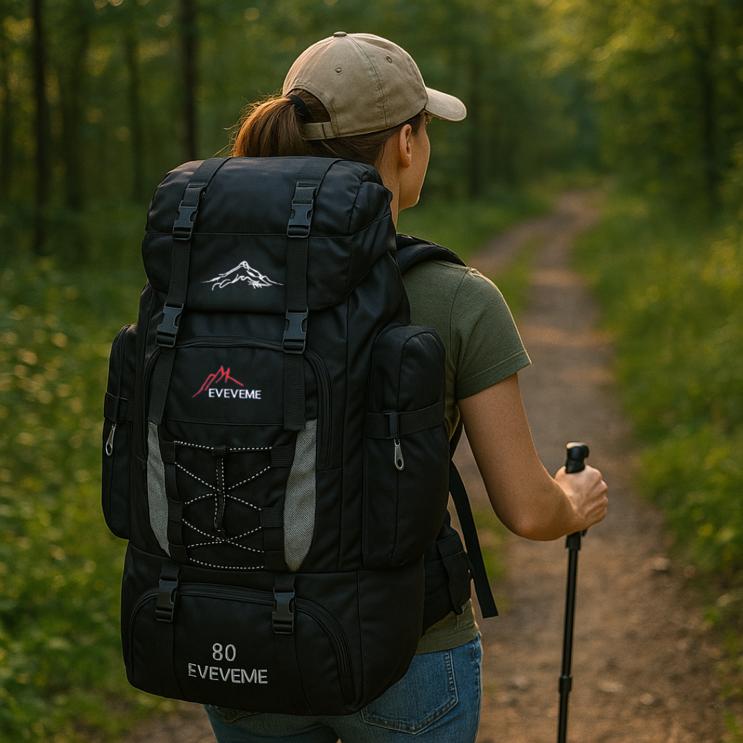 Wandelrugzak 80 Liter | Trekkingrugzak | Grote Reisrugzak voor Kamperen & Outdoor-Boutique Moda