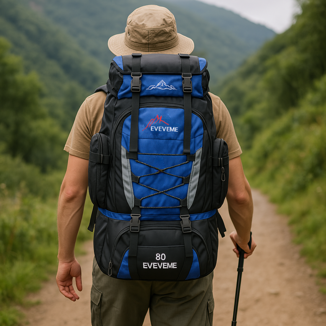 Wandelrugzak 80 Liter | Trekkingrugzak | Grote Reisrugzak voor Kamperen & Outdoor-Boutique Moda