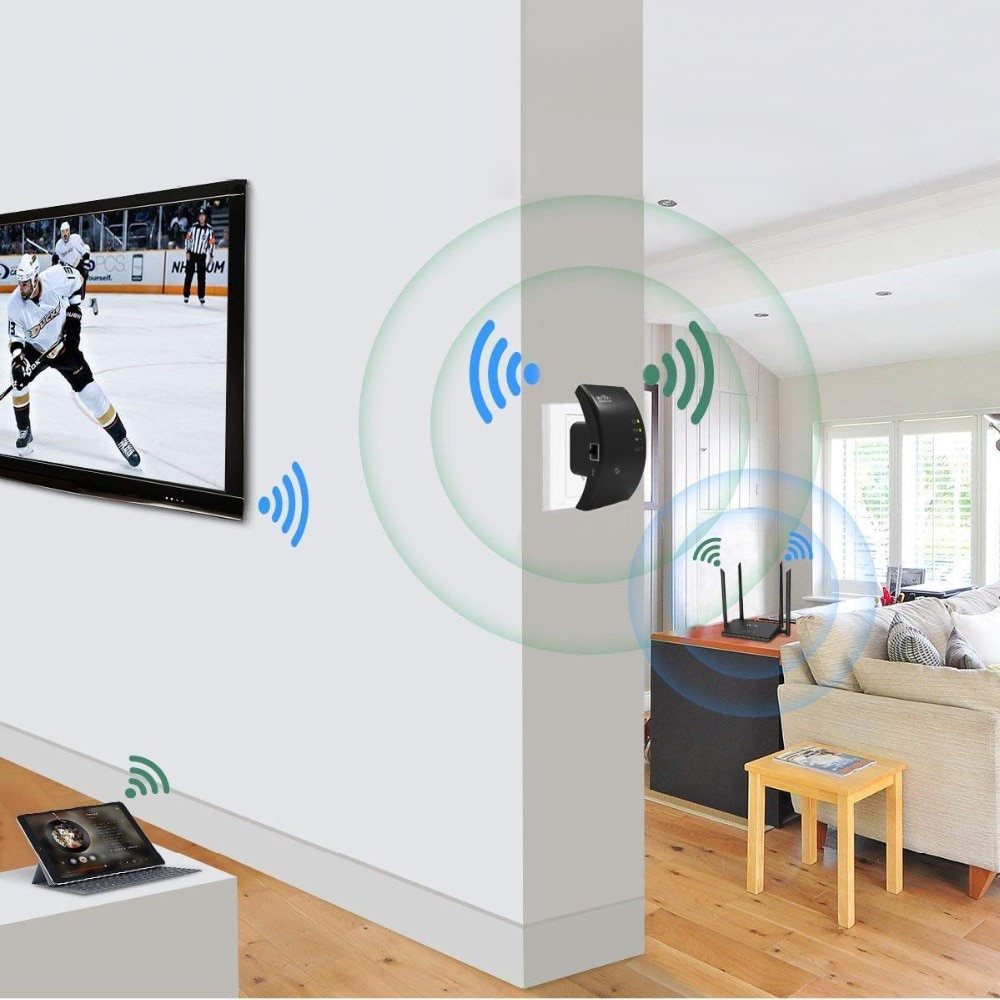 WiFi-repeater - Signaalversterker - Thuis - Wifi-versterker - Draadloze internetversterker-Boutique Moda