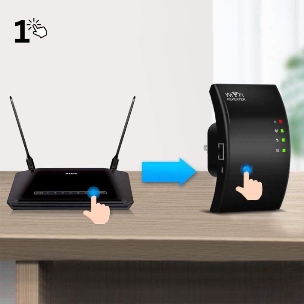 WiFi-repeater - Signaalversterker - Thuis - Wifi-versterker - Draadloze internetversterker-Boutique Moda