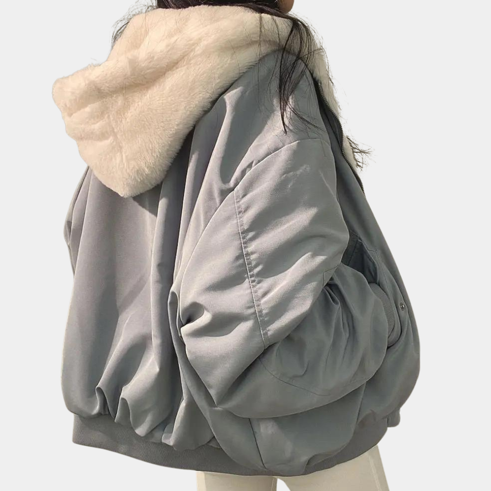 Winter Bomberjas | Warm | Fleece Gevoerd | Oversized Jas | Vrouwen Winterjas-Boutique Moda