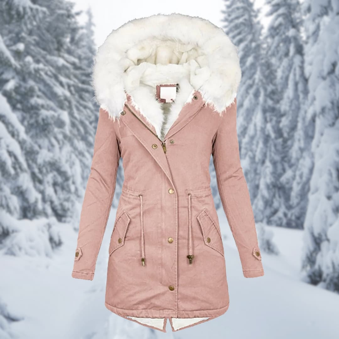 Winter Parka | Kap | Bont gevoerd | Winterjas | Winterjassen Vrouwen-Boutique Moda