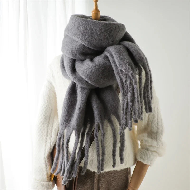 Winter Sjaal - Warm - Groot - Grove Sjaal - Damessjaal-Boutique Moda