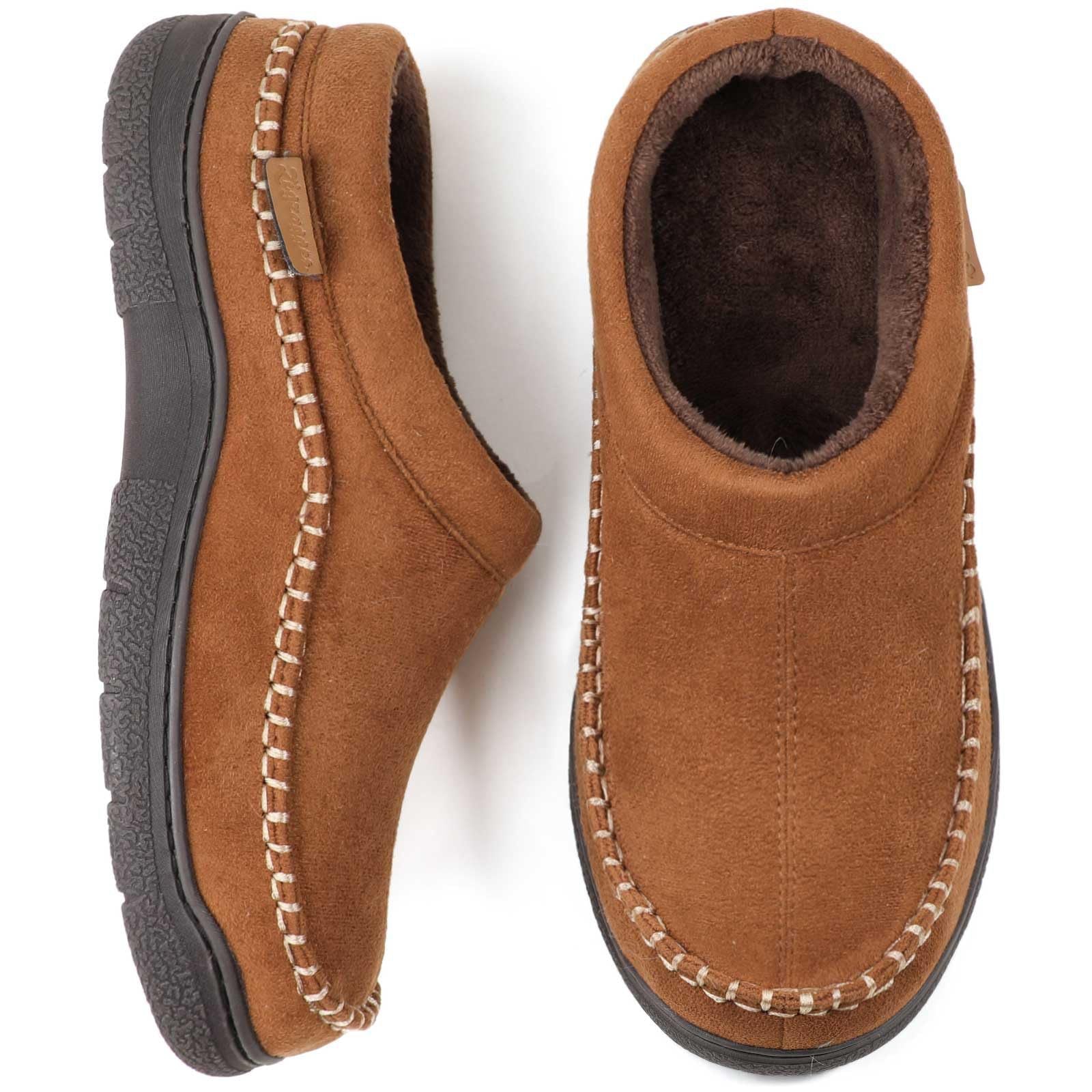 Winterklompen | Warm | Bontgevoerd | Slip-On Schoenen | Herenslippers-Boutique Moda