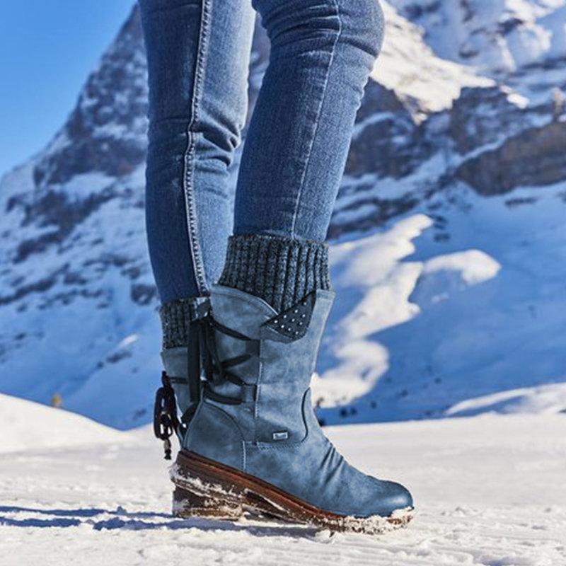 Winterlaarzen | Rits | Antislip | Sneeuwlaarzen | Dameslaarzen