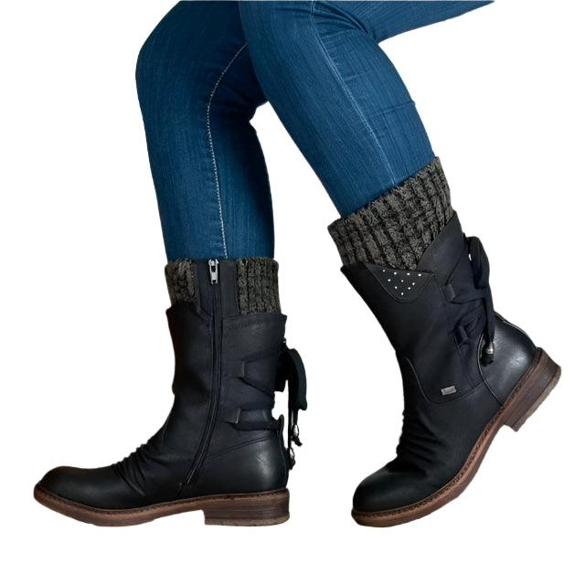 Winterlaarzen | Rits | Antislip | Sneeuwlaarzen | Dameslaarzen