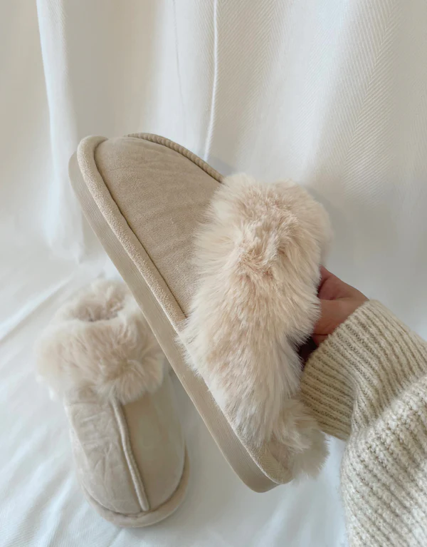 Winterpantoffels - Warm - Bont - Huisslippers - Damesslippers-Boutique Moda