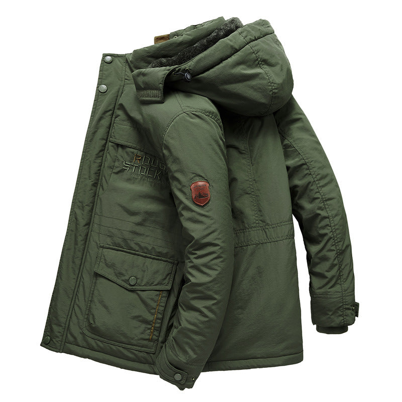 Winterparka | Met capuchon | Met fleecevoering | Sneeuwjas | Winterjas voor heren-Boutique Moda
