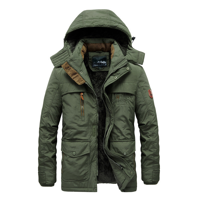 Winterparka | Met capuchon | Met fleecevoering | Sneeuwjas | Winterjas voor heren-Boutique Moda