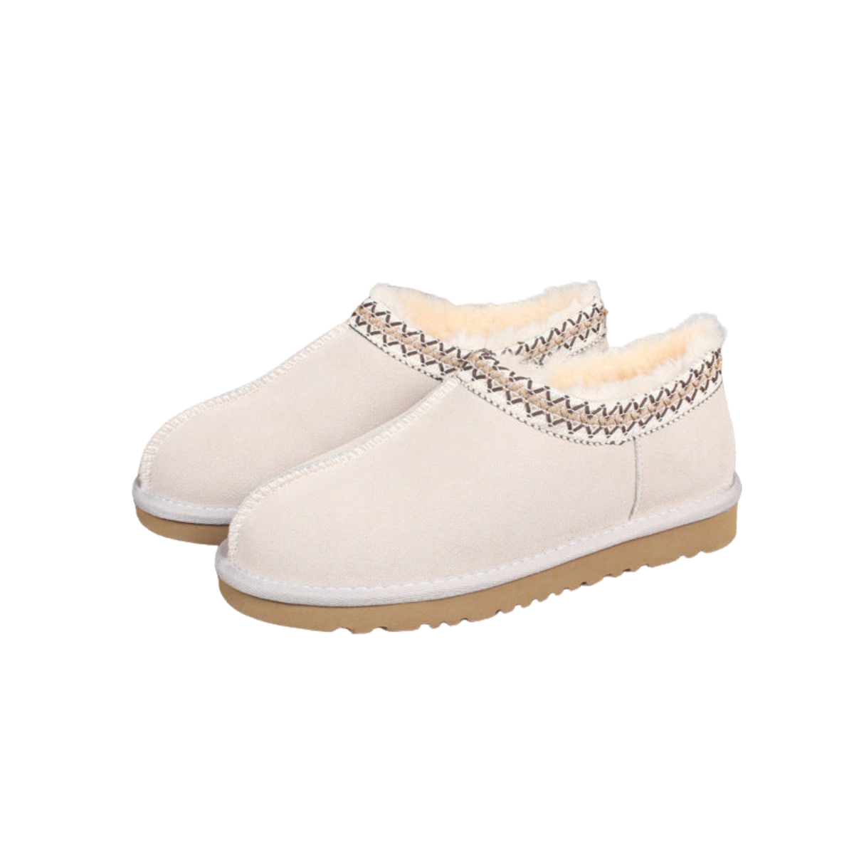 Winterschoenen - Suède - Bont Gevoerd - Slip-On Laarzen - Winterlaarzen Vrouwen-Boutique Moda