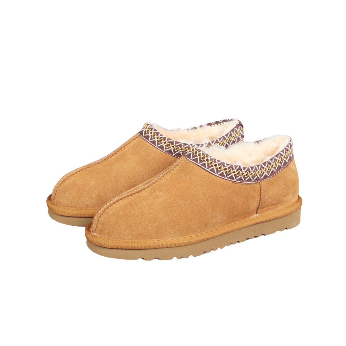 Winterschoenen - Suède - Bont Gevoerd - Slip-On Laarzen - Winterlaarzen Vrouwen-Boutique Moda