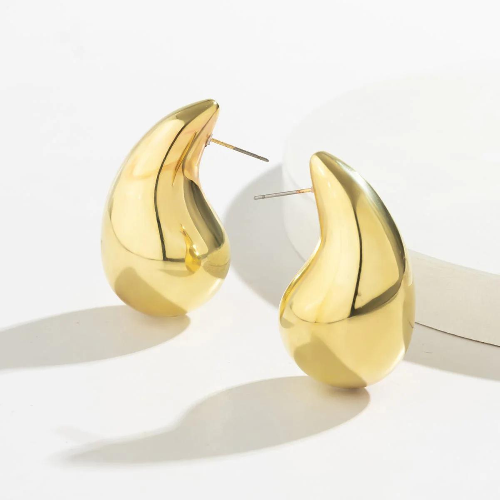 Wolf 'n' Badg'r Teardrop Oorbellen | Waterdruppel sieraden voor dames-Boutique Moda