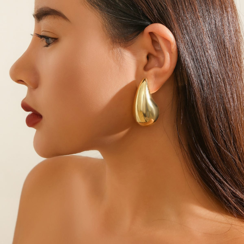 Wolf 'n' Badg'r Teardrop Oorbellen | Waterdruppel sieraden voor dames-Boutique Moda