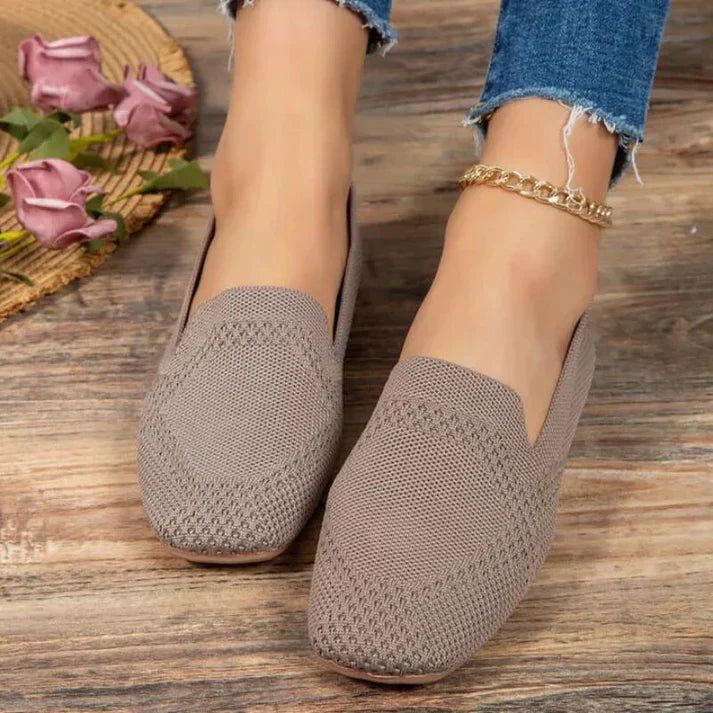 Zomerse Loafers | Slip-On | Comfortabele | Canvas Loafers | Damesschoenen-Boutique Moda