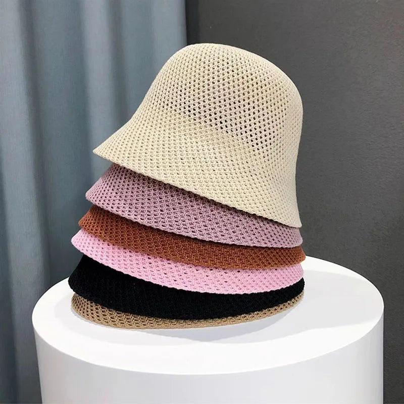 Zonnehoed - Lichtgewicht - Stro - Bucket Hat - Zomerhoeden voor dames-Boutique Moda