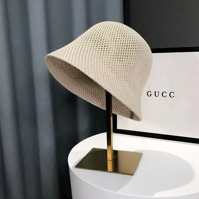 Zonnehoed - Lichtgewicht - Stro - Bucket Hat - Zomerhoeden voor dames-Boutique Moda