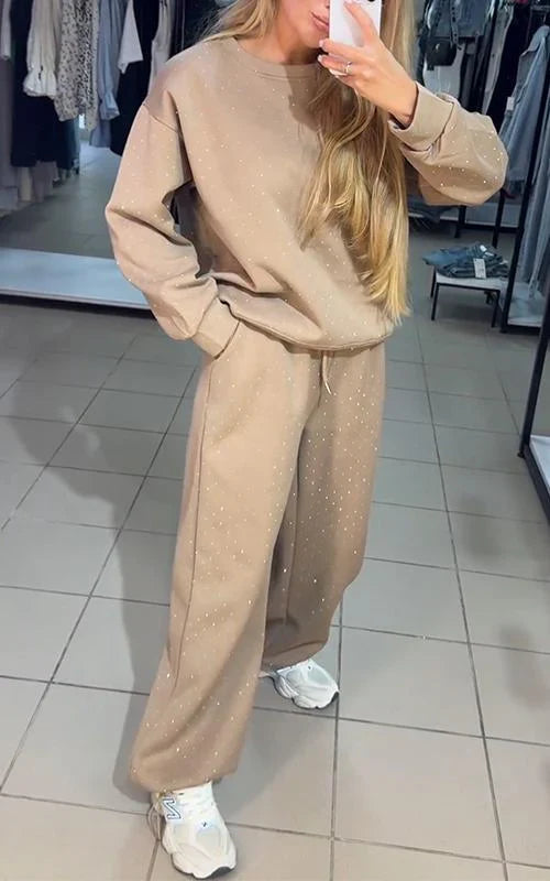 Zweet Set - Sprankelend - Comfy - Joggerset - Dameskleding-Boutique Moda