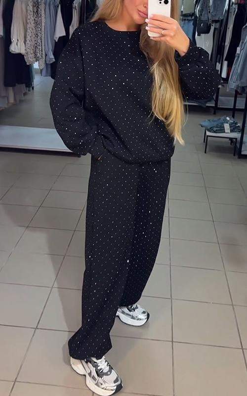 Zweet Set - Sprankelend - Comfy - Joggerset - Dameskleding-Boutique Moda