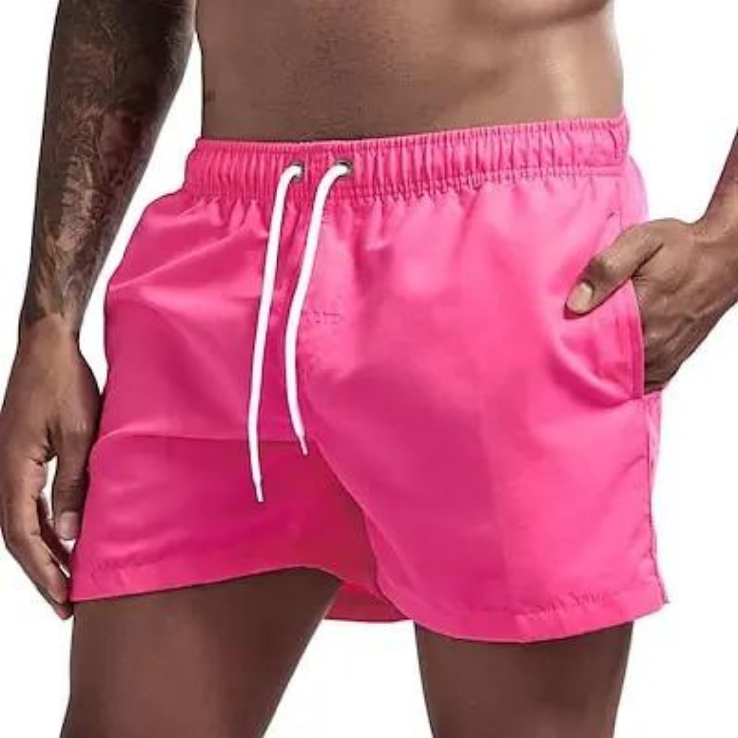 Zwemshort - Koord - Elastische taille - Zwembroek - Zwemkleding-Boutique Moda