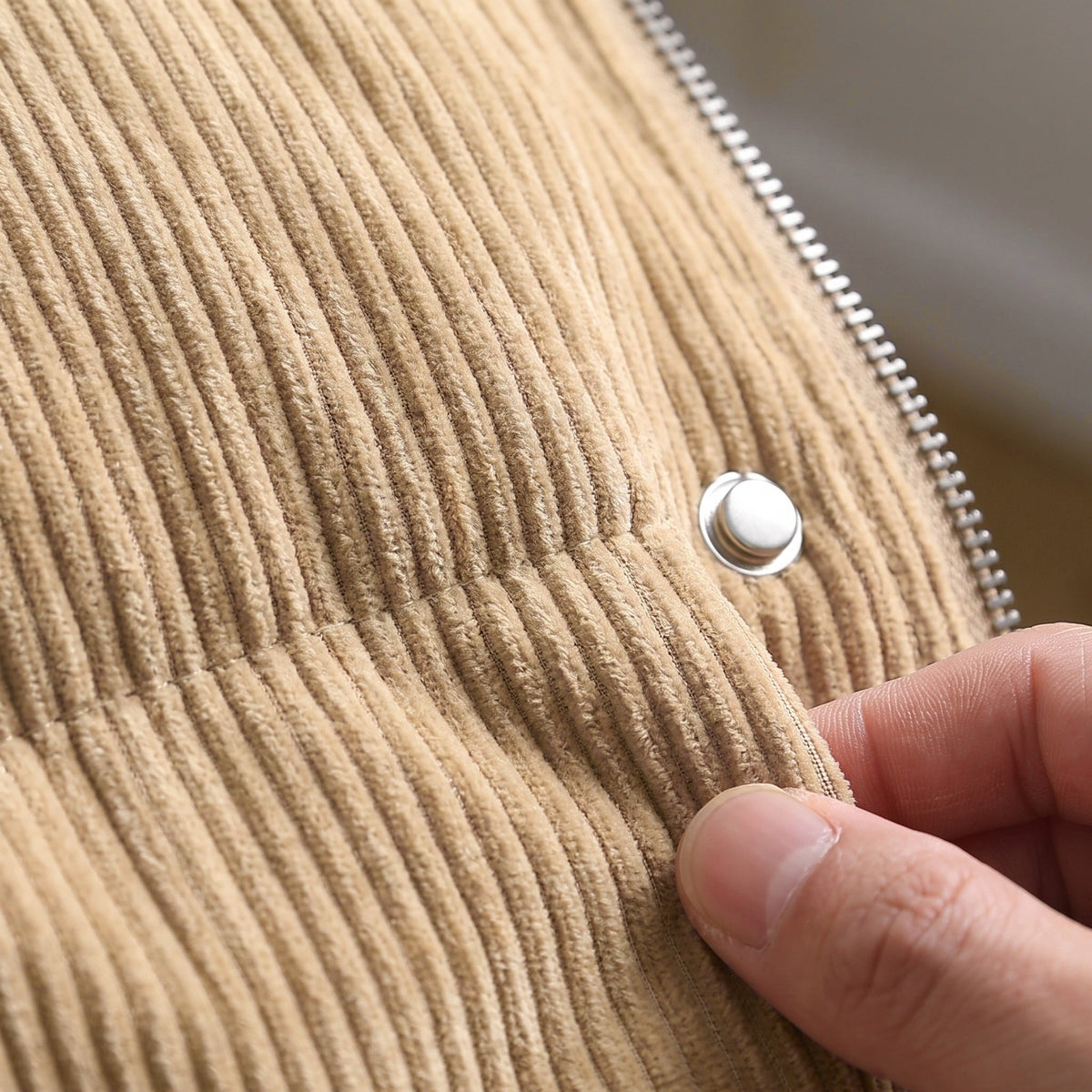 Corduroy Pufferjas Heren | Opstaande Kraag | Gewatteerd | 3 Kleuren