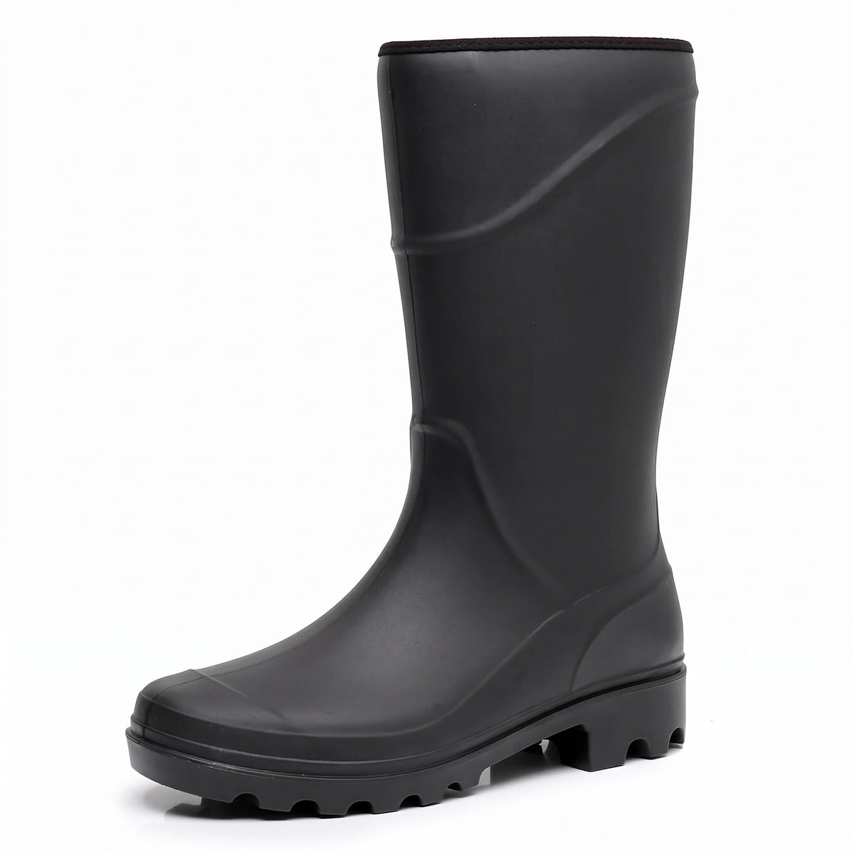 Rubberen Regenlaarzen Heren | Halfhoog of Hoog | Zwart