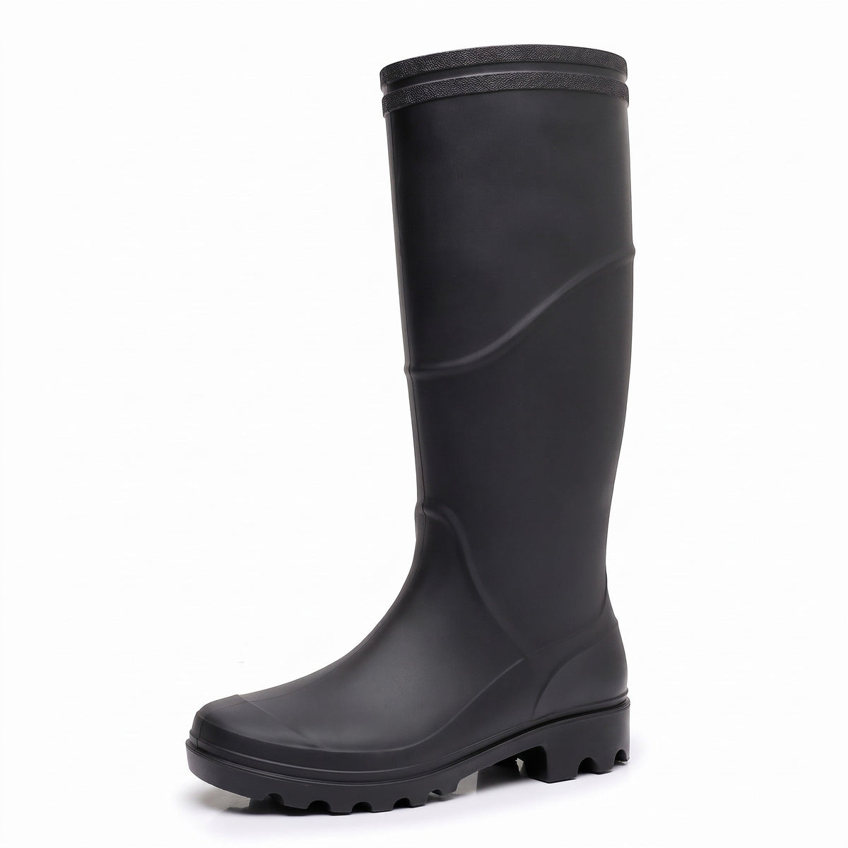 Rubberen Regenlaarzen Heren | Halfhoog of Hoog | Zwart