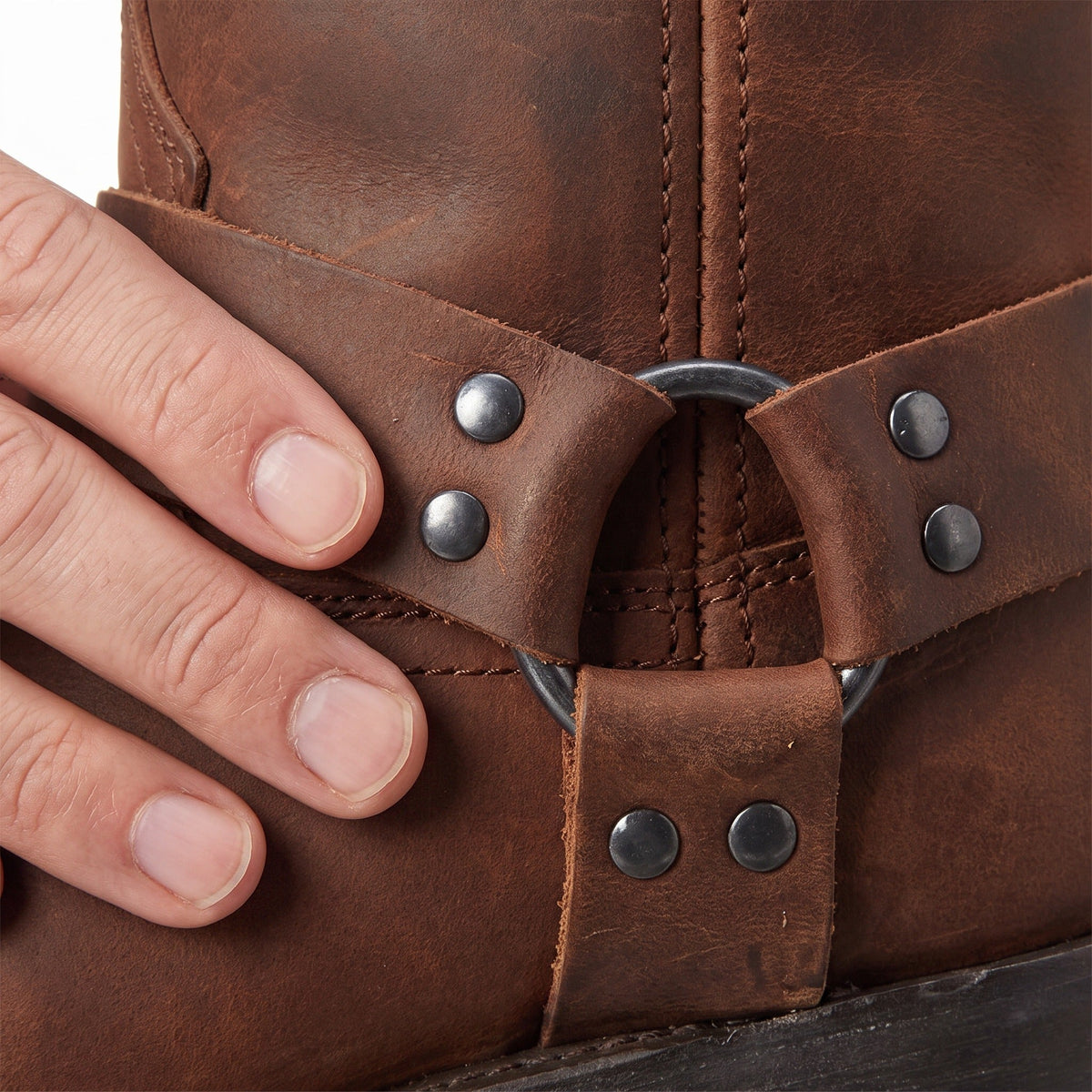 Cowboylaarzen Heren met Binnenrits | Harnas | Halfhoog | 2 Kleuren