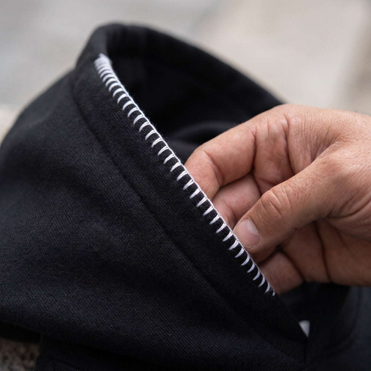 Oversized Hoodie Heren met Gestreepte Capuchonrand | 5 Kleuren