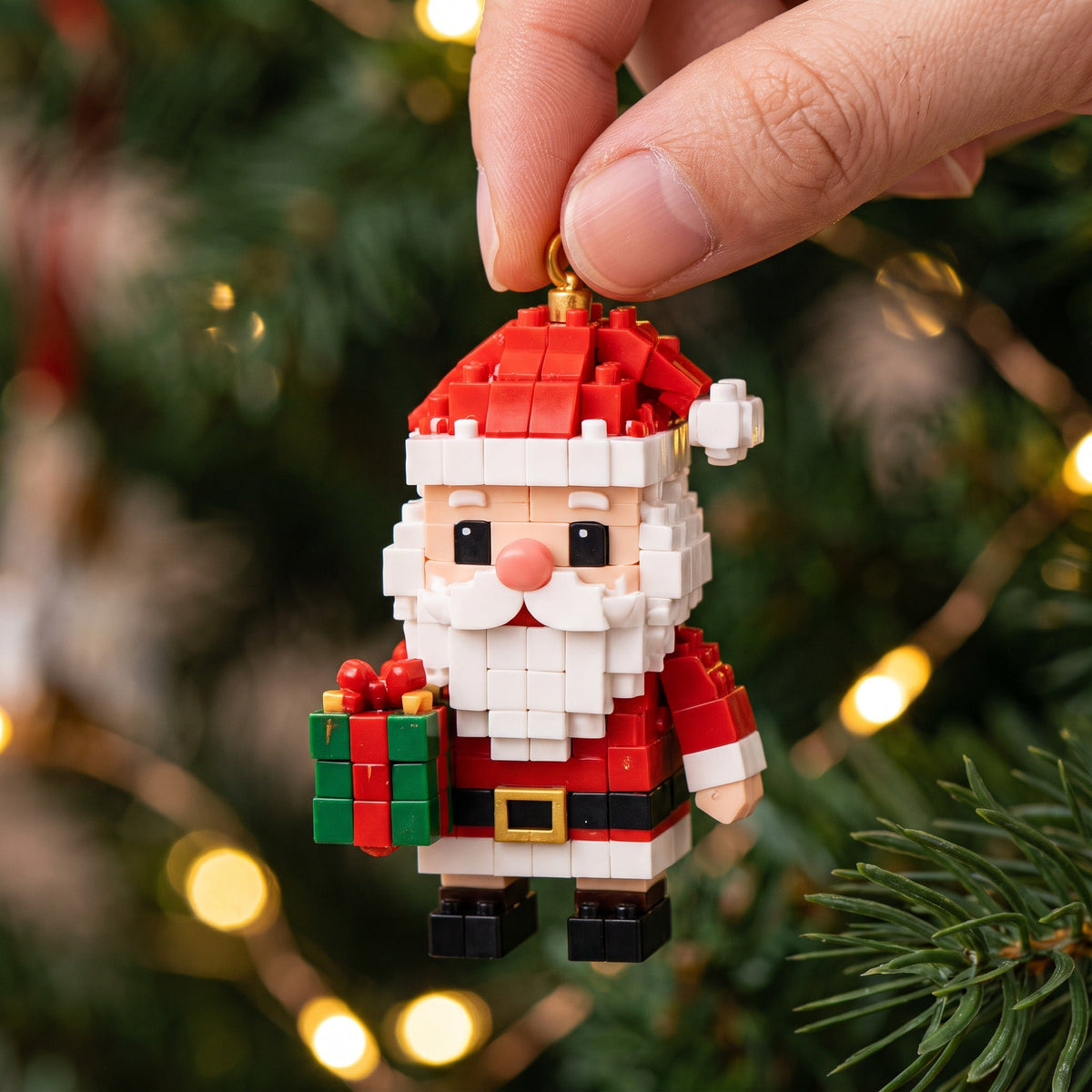 Adventskalender met 24 Mini Bouwsets | Kersthangers om te Bouwen