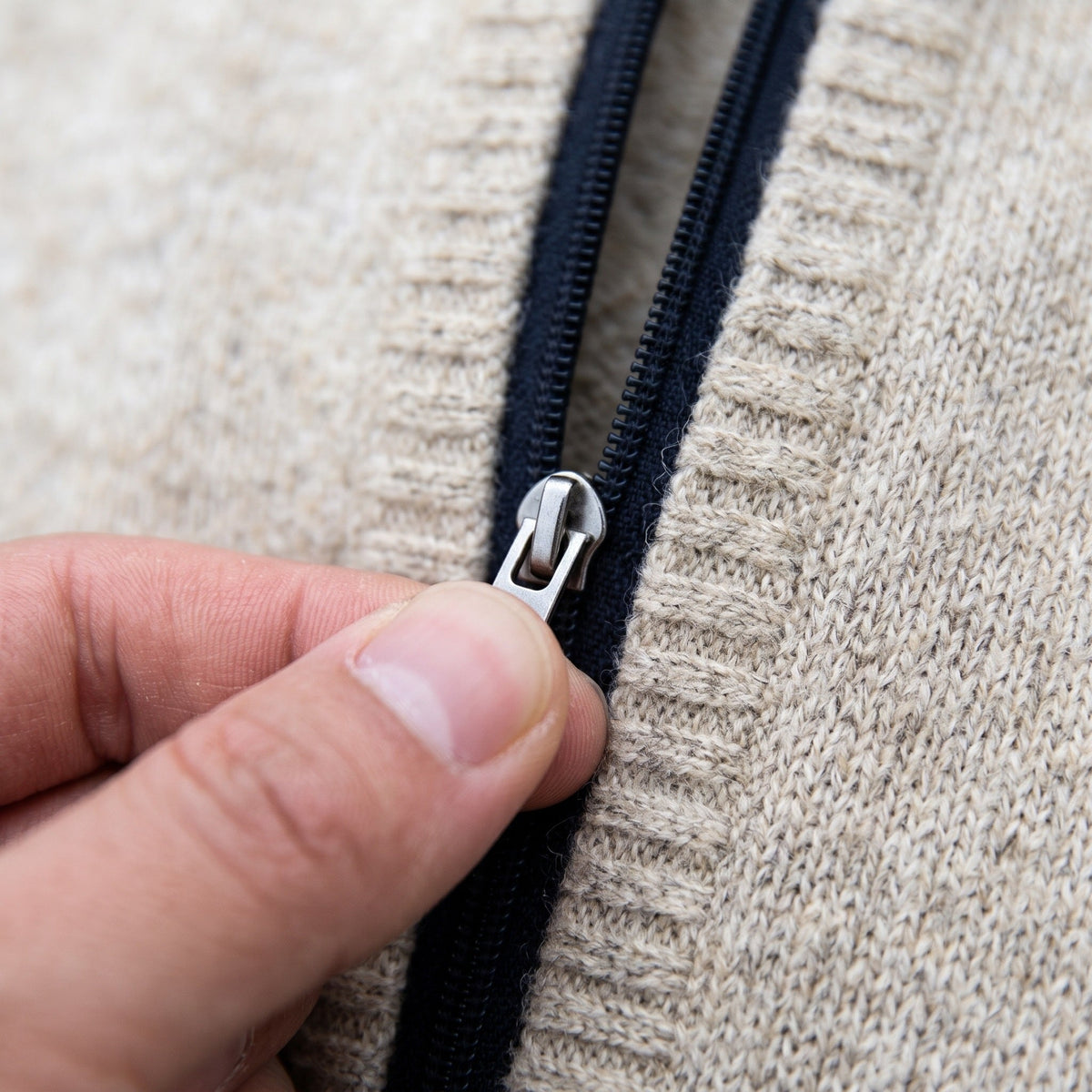 Vest Heren met Doorlopende Rits | Opstaande Kraag | Steekzakken | 6 Kleuren