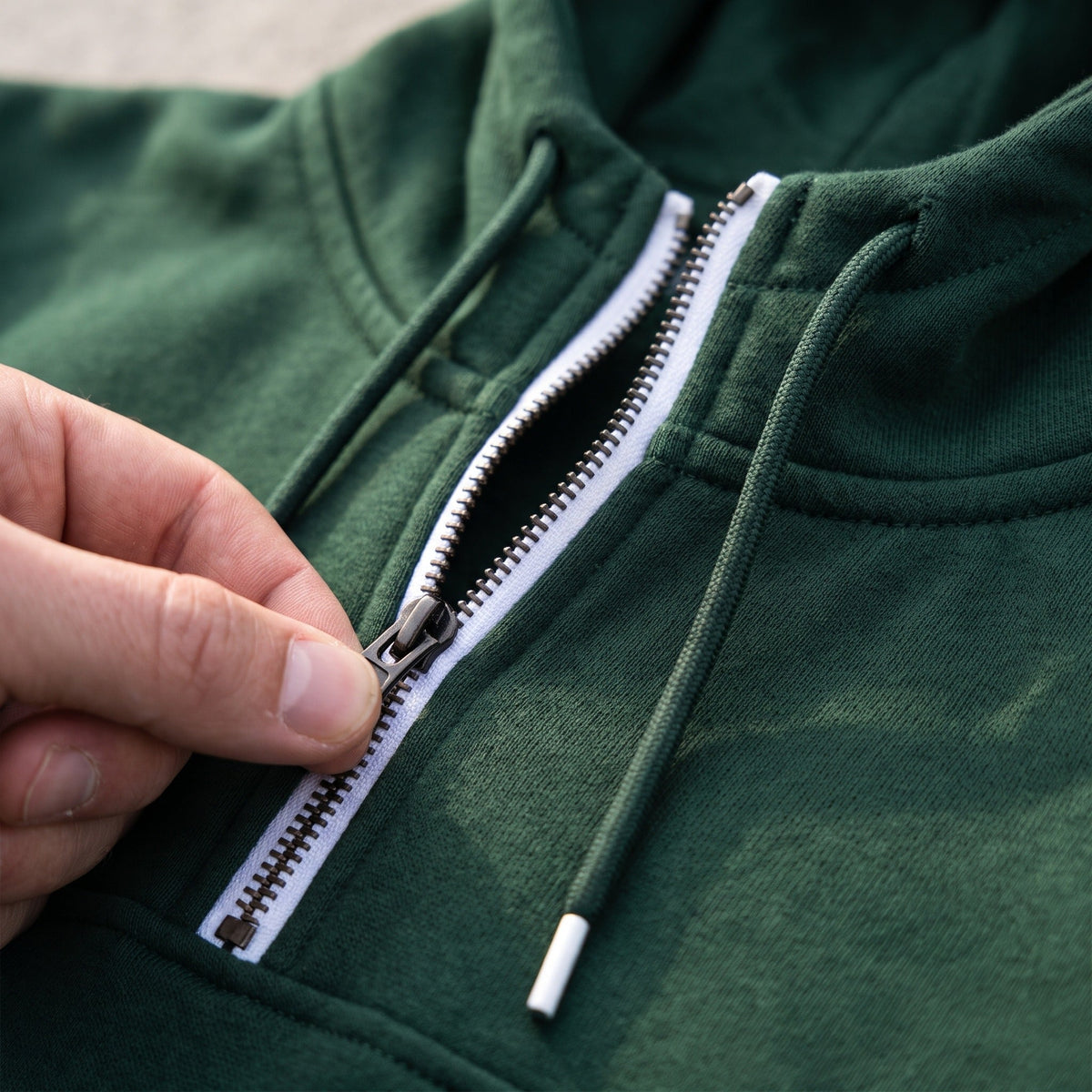 Half Zip Hoodie Heren met Opstaande Kraag | 8 Kleuren